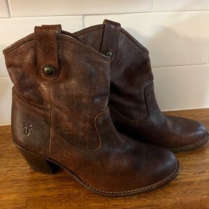 Brown Frye Cowgirl Boots